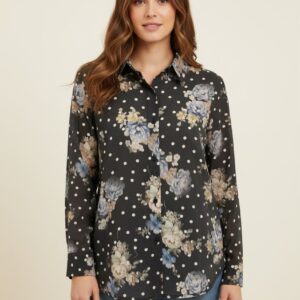 Camisa Poa de Tencel